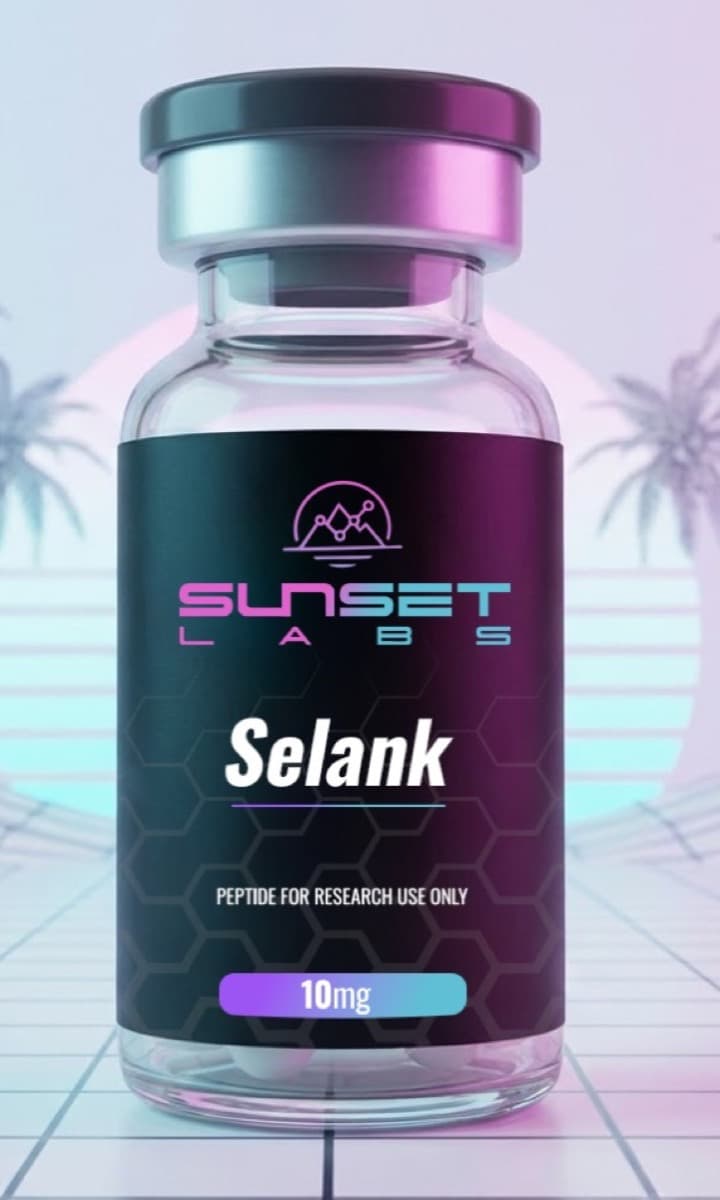 Selank 10 mg research vial — SUNSET LABS
